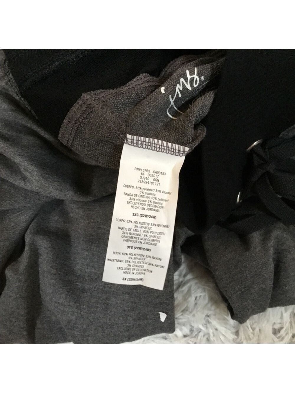 JUST My Size french terry pant 3X (22W/24) - Picture 5 of 11